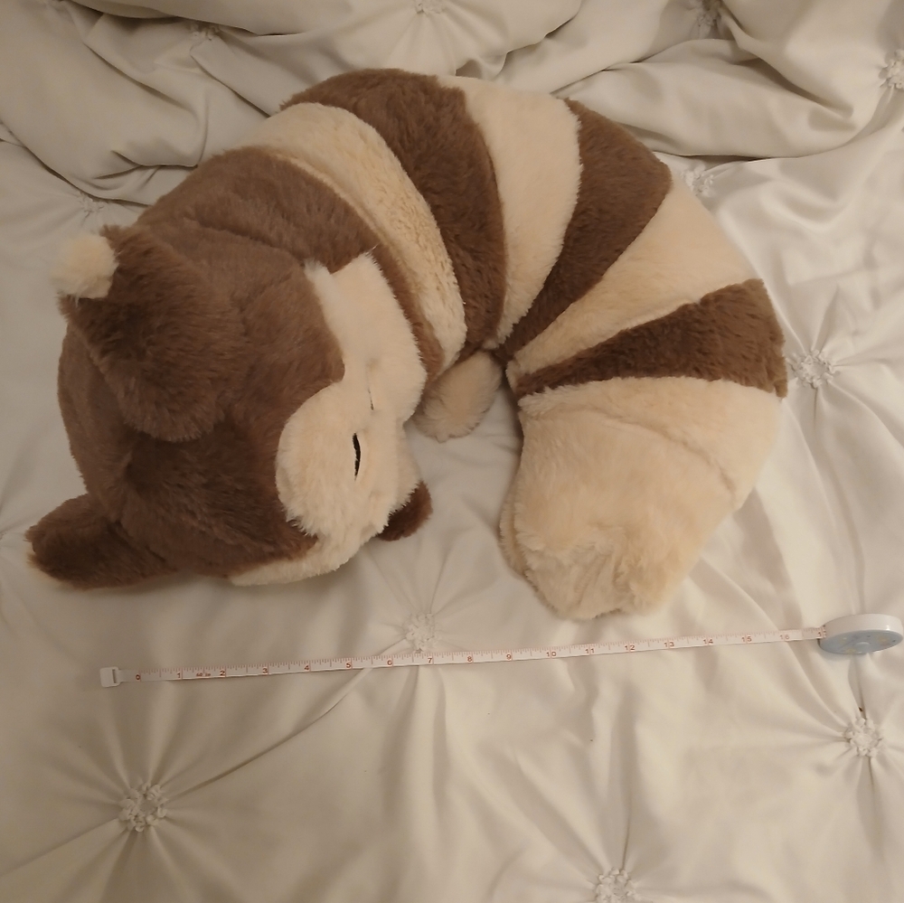 Pokemon Sleeping Furret Plush, New - Picture 6 of 7